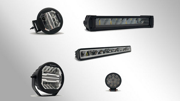 Product images of various kinds of NightViu® driving lights